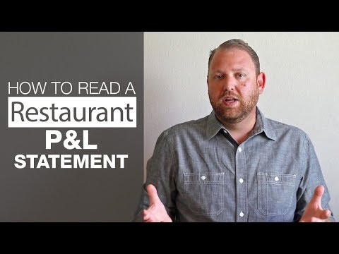 How to Read a Restaurant P&L Statement