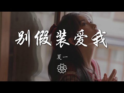 夏一 - 別假裝愛我『如果你還要假裝愛我』【動態歌詞Lyrics】