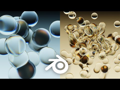 Glass Cell Division Effect in Blender 5.0 (tutorial)