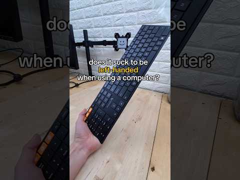 Left handed PC users have it rough