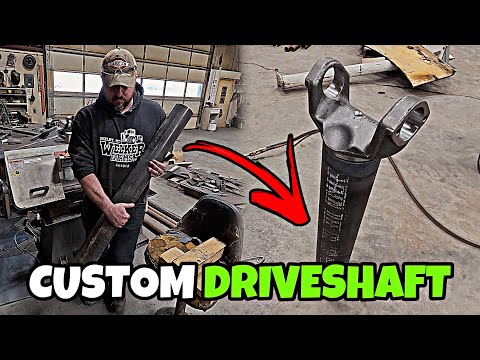 Fabricating a CUSTOM Driveshaft for the Monster Big Bud!!!