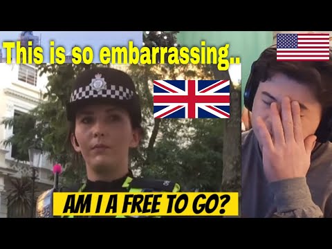 American Reacts "Educated" American thinks he can school Police in London.