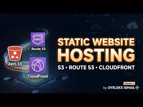 Static Website Hosting using S3, Route 53 & CloudFront