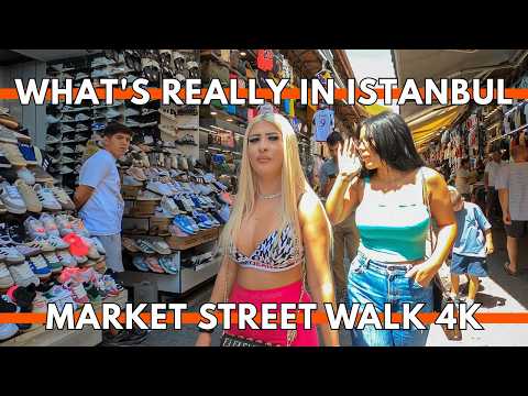 Istanbul Turkey 2025 | Grand Bazaar to Eminonu Market Walking Tour | Street Life & Shops 4K 100FPS