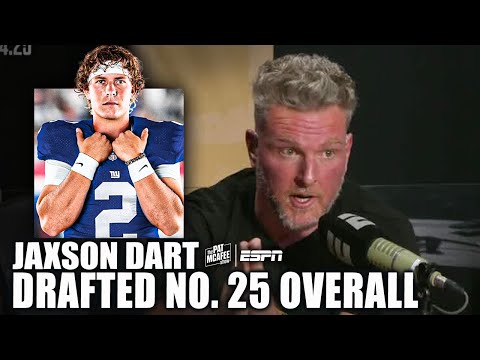 The Giants TRADE UP to No. 25 & select Jaxson Dart | Pat McAfee Draft Spectacular