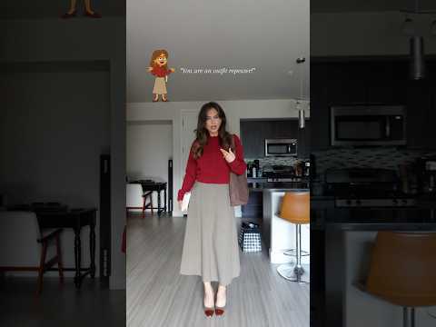 1 skirt, 4 ways, all on LTK 🤎 #fallfashion #howtostyle #cozyoutfit #styling #preppy