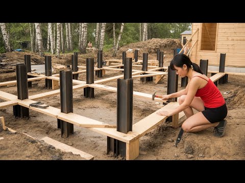 Full Process: Talented Woman Turns Dream Villa with Kitchen into Reality in 101 Days