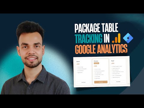 Package Table Tracking in Google Analytics with Google Tag Manager