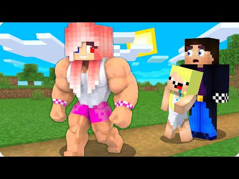 💪Я СТАЛА КАЧКОМ и НАПУГАЛА СВОИХ ДРУЗЕЙ в МАЙНКРАФТ! ЛЕСКА