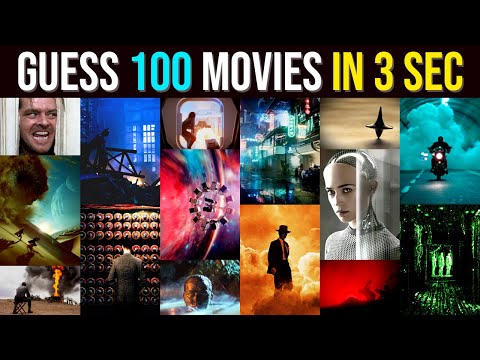Guess 100 Movies in 3 Seconds | Iconic Movie Scenes Quiz