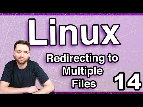 Redirecting to Multiple Files - Linux Tutorial 14