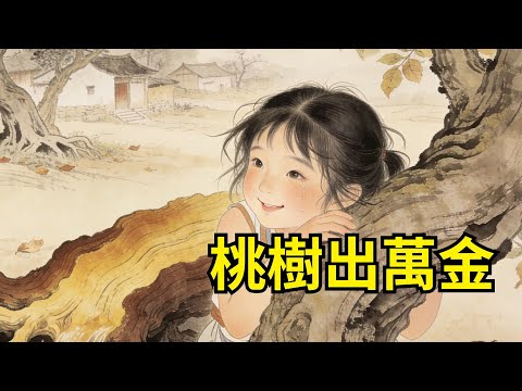 孤女替人送信至荒村，全村雞犬不留，唯院中桃樹花開如血。她折枝插瓶，半夜花開成金，樹根下湧出千年沉香木，值萬金！#故事頻道#民間故事#説書#睡前故事#荒村