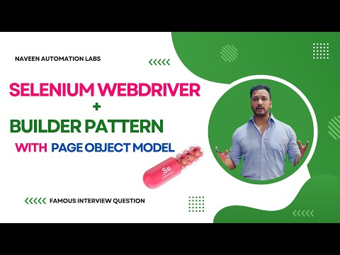 Selenium (POM) With Builder Pattern in Java || Practical Example