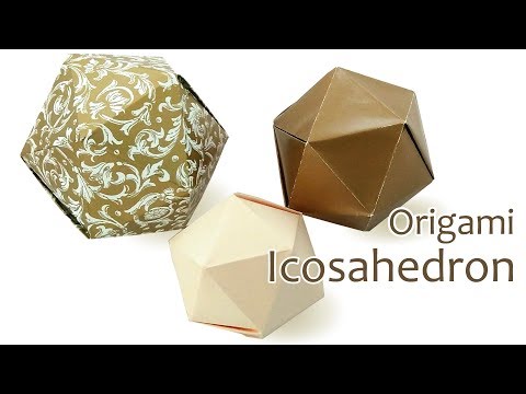 折るだけ 正20面体の作り方