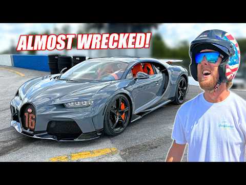 $4.2 Million BUGATTI At My Racetrack… I Almost Blew It