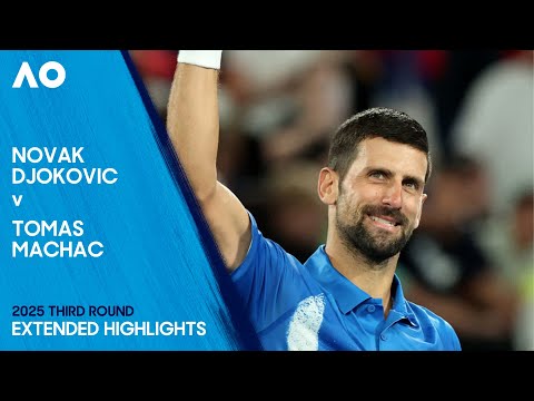 Novak Djokovic v Tomas Machac Extended Highlights | Australian Open 2025 Third Round