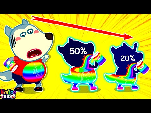 Нет, нет сладким напиткам, Вулфу! - Вулфу учит детей здоровым привычкам | Wolfoo Russian