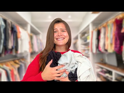 I was overwhelmed so I decluttered my closet