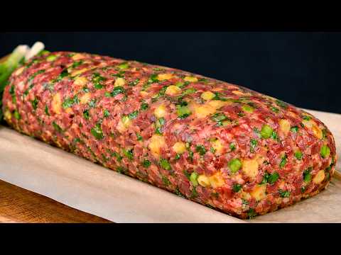 So einfach war Hackbraten noch nie! In 15 Minuten vorbereitet