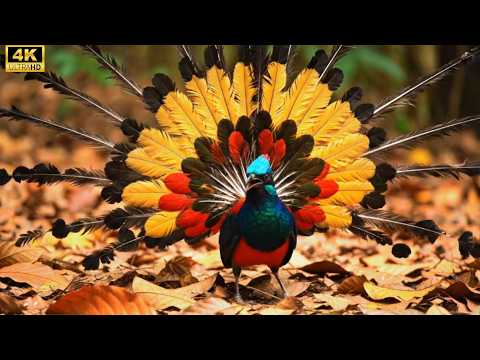 🕊️ 🌿 Hidden Wonders : 100 Rare Birds with Unbelievable Colors & Beautiful Songs | 4K ASMR 🌈🎶