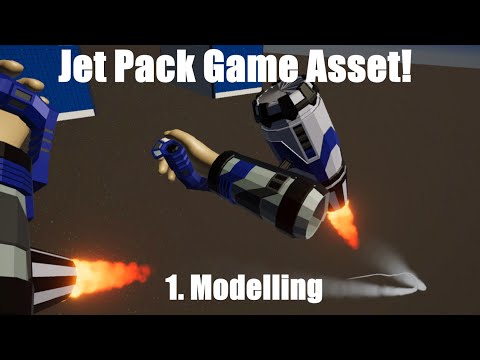 How to model a jet pack/jet engine in Blender tutorial