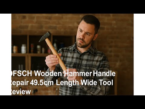 🔥 OFFSCH Wooden Hammer Handle Repair 49.5cm Length Wide Tool Review 🔥