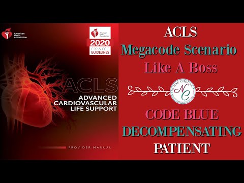CODE BLUE / CARDIAC ARREST: IMPORTANT TIPS TO PASS THE 2020 ACLS MEGACODE SCENARIO LIKE A BOSS