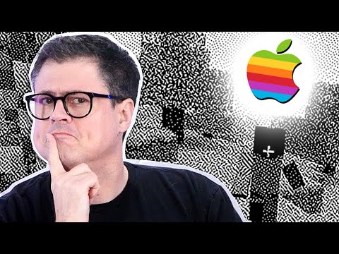 Minecraft on an 80's Macintosh