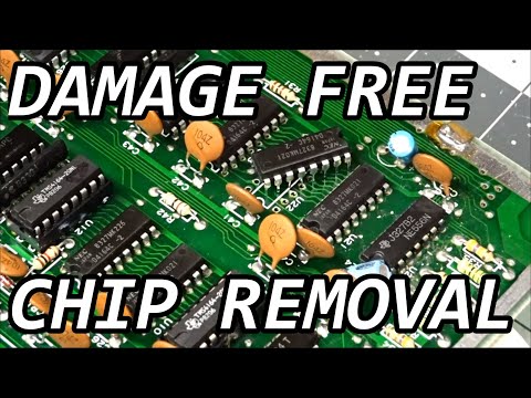 How to remove chips without damaging the circuit board