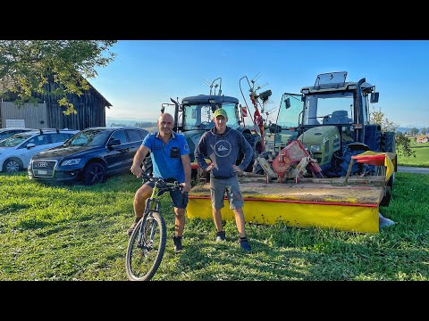 Остання заготовка силоса із трави. Весь процес! ФЕРМА в Швейцарії