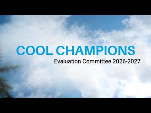 Cool Champions Evaluation Committee 2026 2027