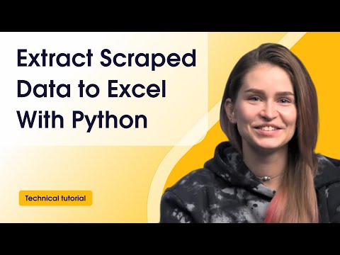 How To Extract Scraped Data To Excel (Using Python)