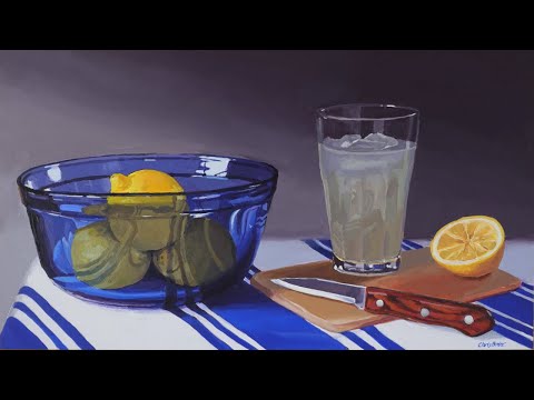 How to Paint the Illusion of Transparent Glass With Acrylics