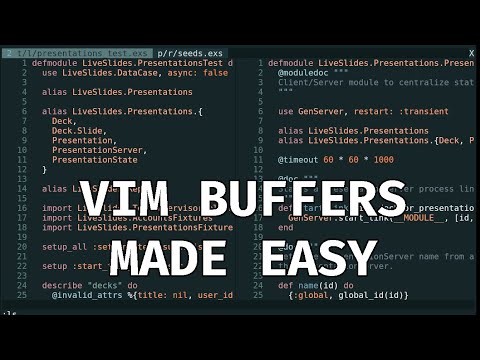 Vim Buffers, Windows, and Tabs | Multi-file Workflows