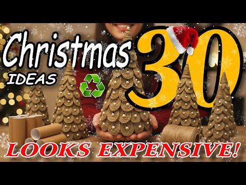 30 DIY Christmas Decoration Ideas That Look Expensive but Cost Almost Nothing! 😍♻️