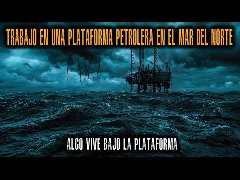 Trabajo en una plataforma petrolera en el mar del Norte. Algo vive bajo la plataforma.