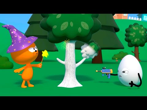 ИГРЫ КОТЭ - ЦВЕТНОЙ КРАСКОПУЛЬТ И МАГИЯ - Мультики для детей