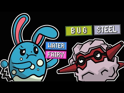 Top 10 Type Combinations in Pokemon.