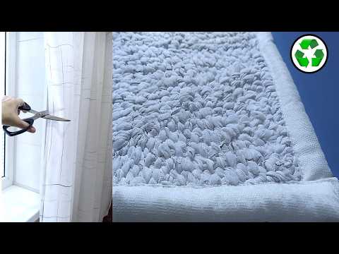 An unconventional solution for using old tulle. Practical things with a regular pin.