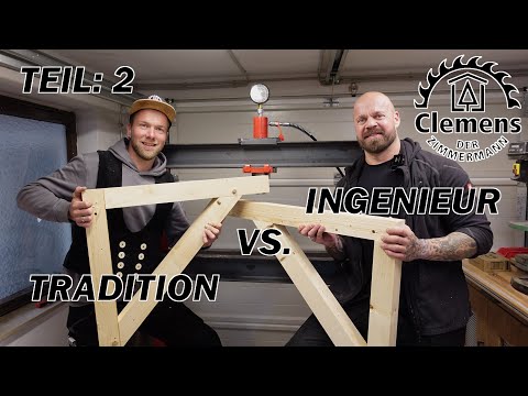 Holzverbindung auf den Prüfstand. Welche Verbindungen halten am besten bei einem Kopfband.