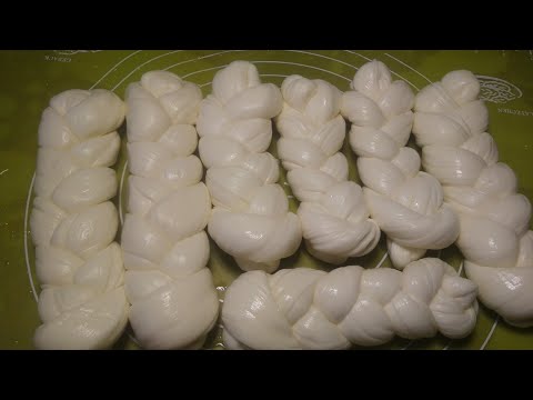 SULUGUNI cheese, a braid made from cow's milk, a full detailed recipe with cooking nuances.