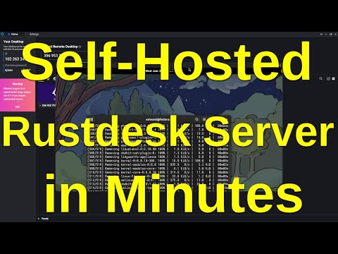 🚀 Self-host your own remote desktop server in minutes with Rustdesk!