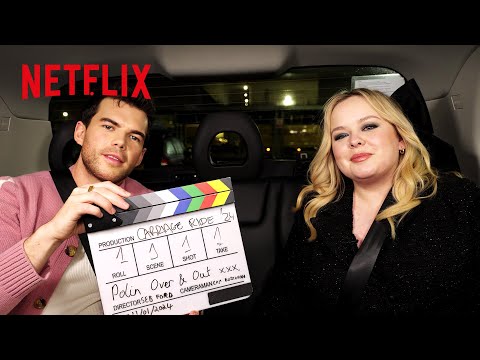 Bridgerton's Nicola Coughlan and Luke Newton Take A Carriage Tour of London | Netflix