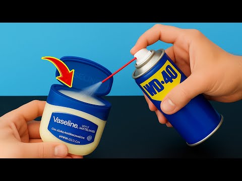 99% of people don't know this! Spray WD-40 on Vaseline and the results will amaze you!