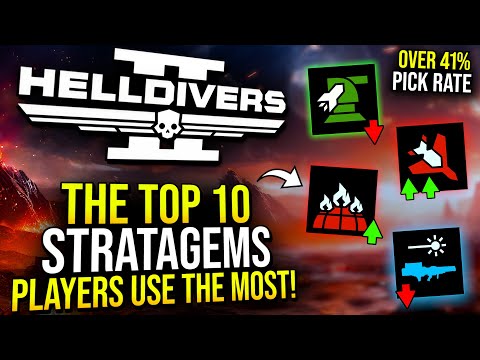 Helldivers 2 – Player Pick Rates Reveal the 10 Most Used Stratagems