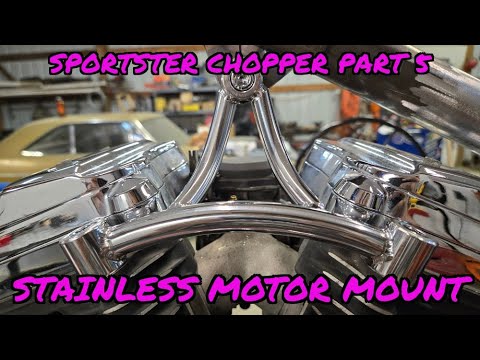 Sportster Chopper Part 5: Stainless Motor Mount