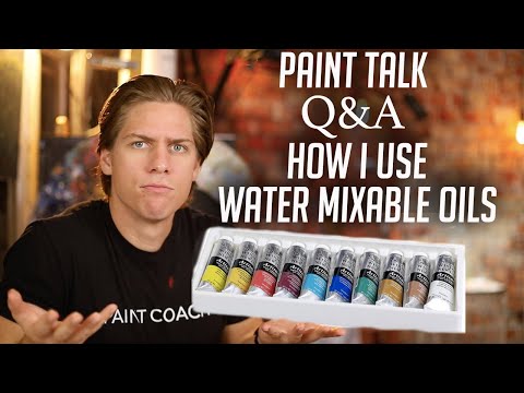 PAINT TALK: Grids, Cleaning, Copying, Dry Time, Water Mixable Oils