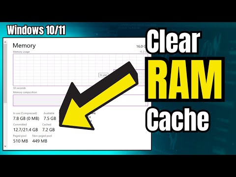 How to Clear RAM Cache in Windows 10/11 (2025) | 🚀 Make Computer Faster