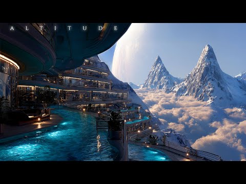 Altitude ⧫ Snowy SciFi Luxury Spa Atmosphere ⧫ Deeply Calming Winter Ambient Music