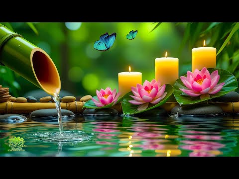 Relaxing Spa Music – Soft Relaxing Melodies with Natural Bamboo Water Flow for Calm and Peace
